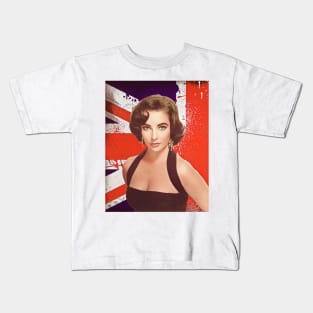 Elizabeth Taylor British icon Kids T-Shirt